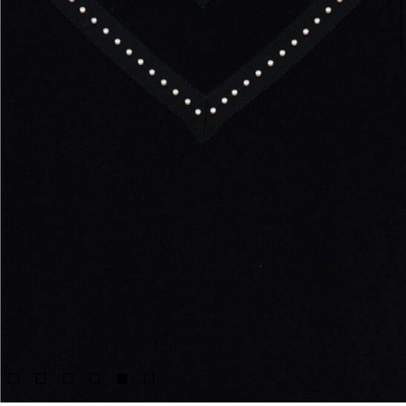 Maje studs embelished T-shirt, size 1 - Picture 6 of 7